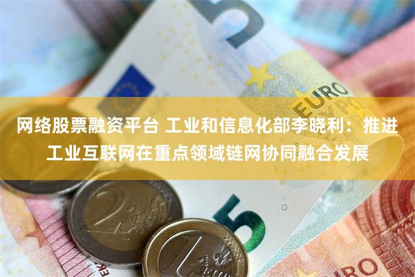 网络股票融资平台 工业和信息化部李晓利:推进工业互联网在重点领域链网协同融合发展