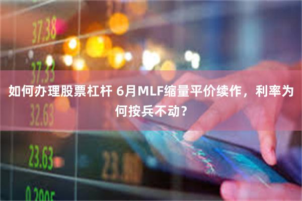 如何办理股票杠杆 6月MLF缩量平价续作,利率为何按兵不动?