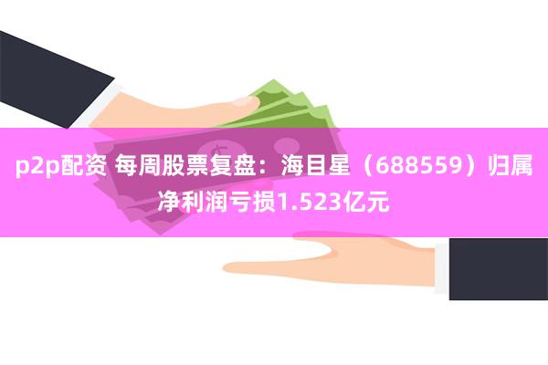 p2p配资 每周股票复盘：海目星（688559）归属净利润亏损1.523亿元