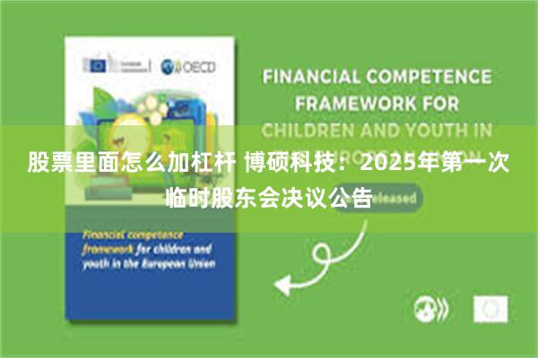 股票里面怎么加杠杆 博硕科技：2025年第一次临时股东会决议公告