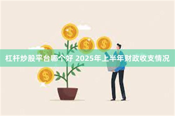 杠杆炒股平台哪个好 2025年上半年财政收支情况