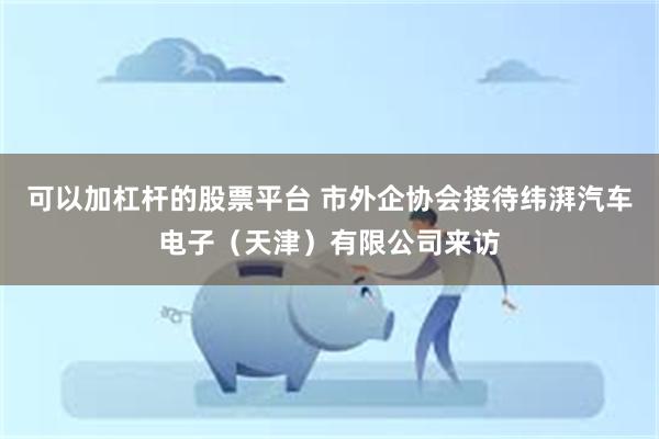 可以加杠杆的股票平台 市外企协会接待纬湃汽车电子(天津)有限公司来访