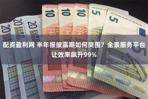 配资盈利网 半年报披露期如何突围？全景服务平台让效率飙升99%